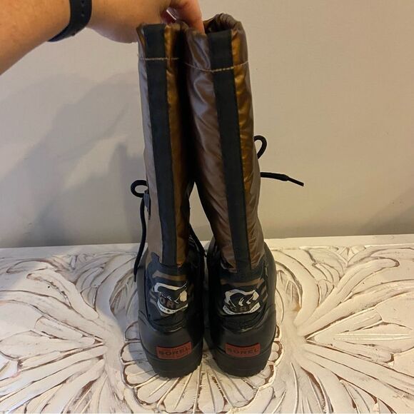 Vintage Sorel bronze colored winter boots size 7 - Picture 8 of 10